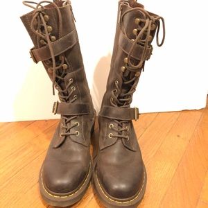 Doc Marten waterproof marching boots